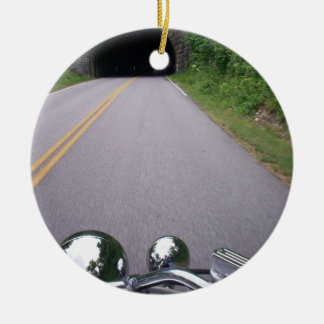 Scenisk rutt för blåttRidge gångallé Julgransprydnad Keramik