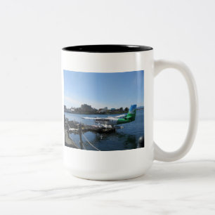 Scenisk Seaplane i Victoria Två-Tonad Mugg