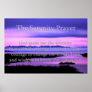 scenisk serenitybönaffisch poster