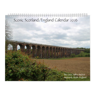 Scenisk Skottland/England Kalender 2026