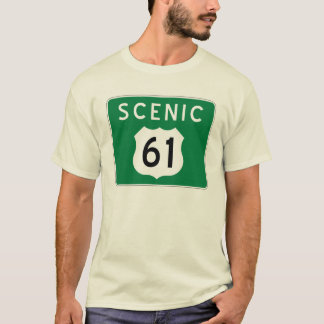 Scenisk t-skjorta för huvudväg 61 t-shirt