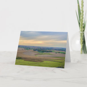 Scenisk vy Dramatic liggande tom Kort
