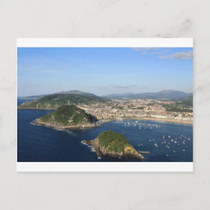 Scenisk vy över San Sebastian Vykort