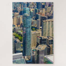 Scenisk vy över Toronto från CN torn, Kanada Pussel