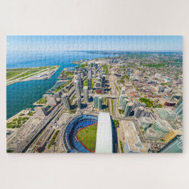 Scenisk vy över Toronto från CN torn, Kanada Pussel