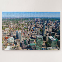Scenisk vy över Toronto från CN torn, Kanada Pussel