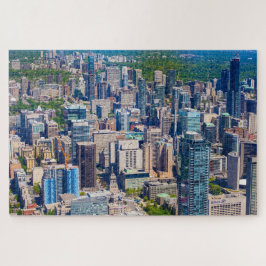 Scenisk vy över Toronto från CN torn, Kanada Pussel