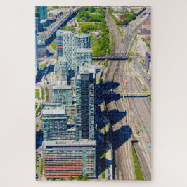 Scenisk vy över Toronto från CN torn, Kanada Pussel