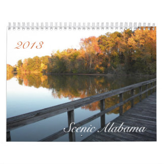 Sceniska Alabama Kalender