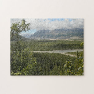 Sceniska Alaska beskådar Pussel