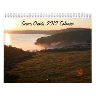 Sceniska Ozarks Calander 2012 Kalender