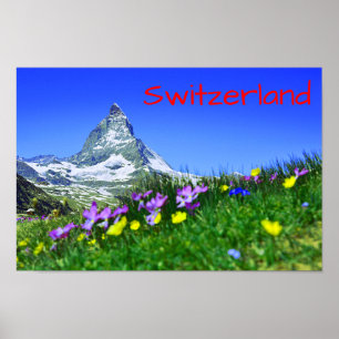 Sceniska Schweitz Matterhorn Poster
