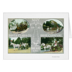 Sceniska vyer från Santa Clara Co Ro Hälsningskort