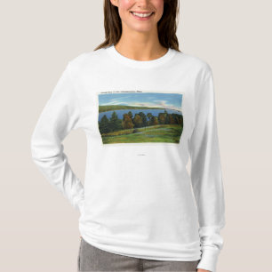 Sceniskt beskåda av sjön Cobbosseecontee T Shirt