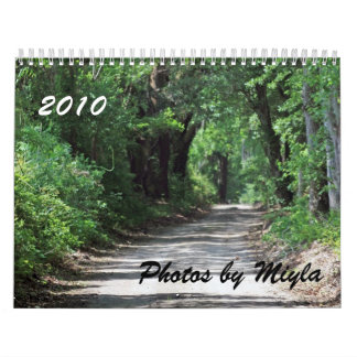 Sceniskt beskådar foto för kalender 2010 vid Miyla