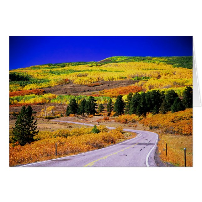 Sceniskt byte 12 UTAH-flygkort Hälsningskort (Framsidan Horizontal)