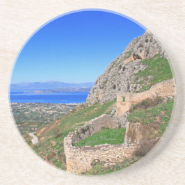 Sceniskt korint Aropolis i Grekland, Underlägg i r