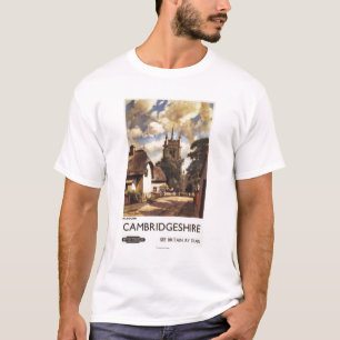 Sceniskt land beskådar den brittiska tee shirt