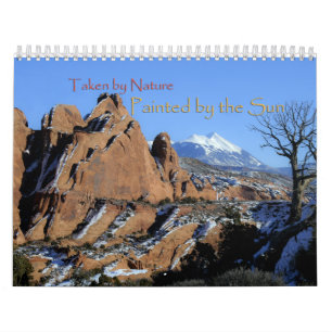 Sceniskt landskap kalendern kalender
