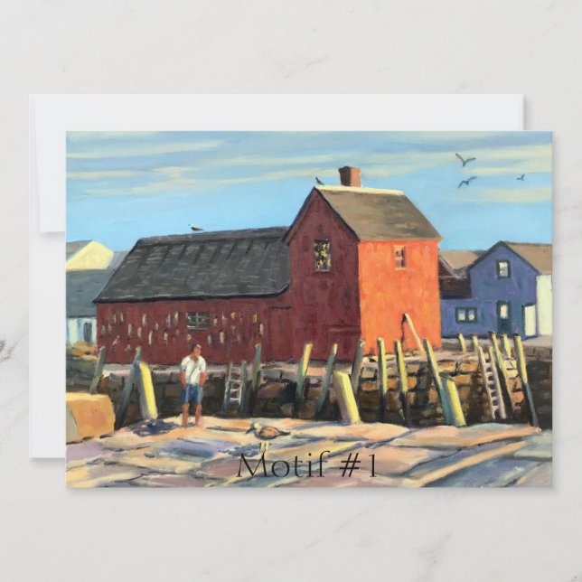 Sceniskt motif #1 Rockport Fishing Shack (Framsida)