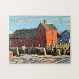 Sceniskt motif #1 Rockport Fishing Shack Pussel
