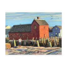 Sceniskt motif #1 Rockport Fishing Shack