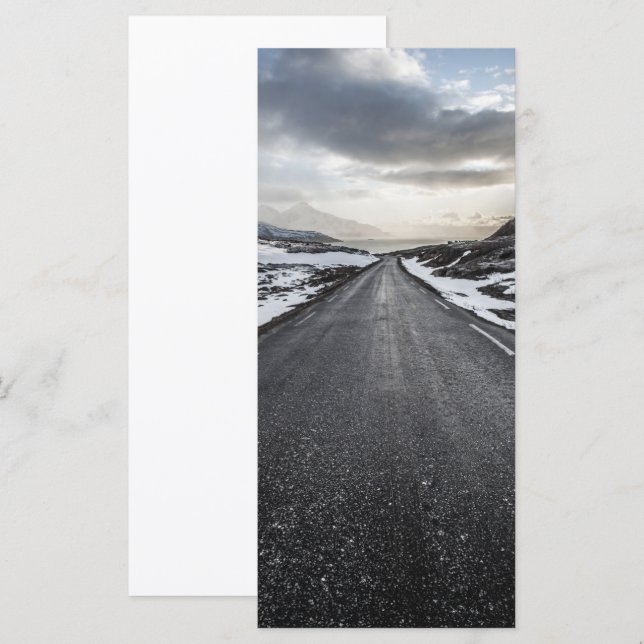 Sceniskt vägfoto för liggande Norge (Fram/baksida)