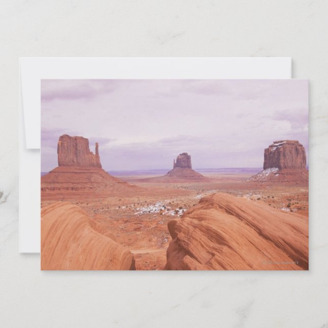 Scenlandskap med Buttes (Framsida)