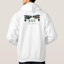 Scenljusdesign - vit hoodie