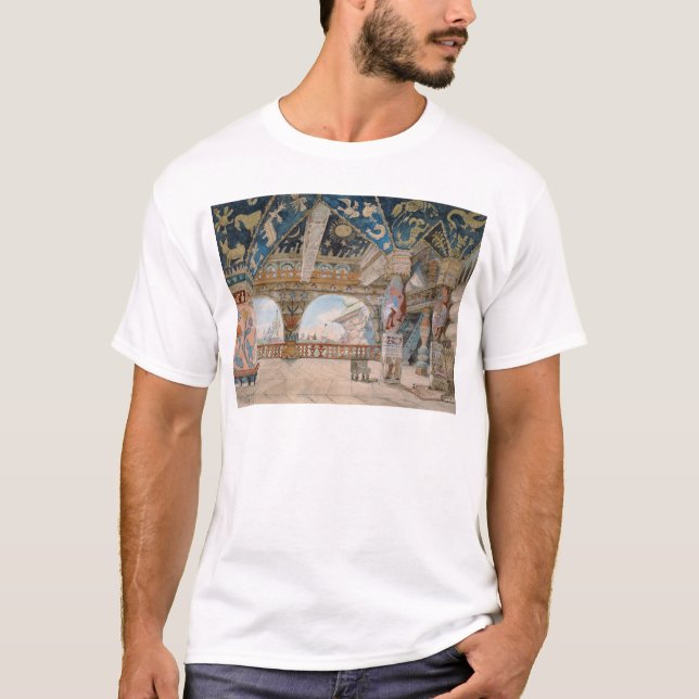 Scenografi för den Nikolai Rimsky-Korsakovs operan T-shirt (Framsida)