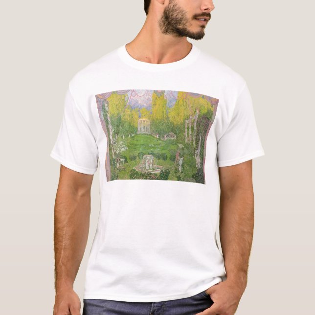 Scenografi för opera'Orpheo ed Euridice Tee Shirt (Framsida)