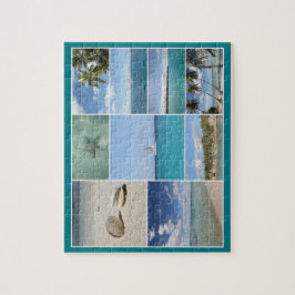 Scenskariskt karibiska öarna Saona Photo Collage Pussel