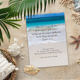 Scenskript för Modern Pastor Apprecision Beach Tack Kort