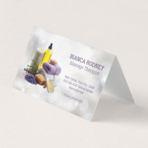 Scent Bath Salts olja Visitkort