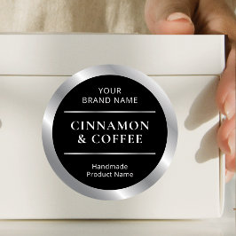 Scent Namn i handgjorda produkter av typen Black & Runt Klistermärke