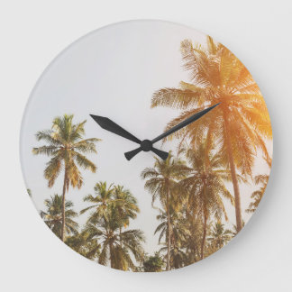 Scenvy för handflatan-persikor stor klocka