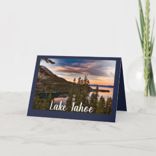 Scenvy för sjö Tahoe Kort