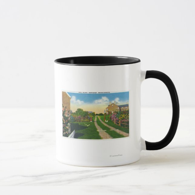 Scenvy över Gull Island Mugg (Höger)