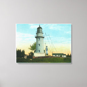 Scenvy på den Westerna promenaden Canvastryck