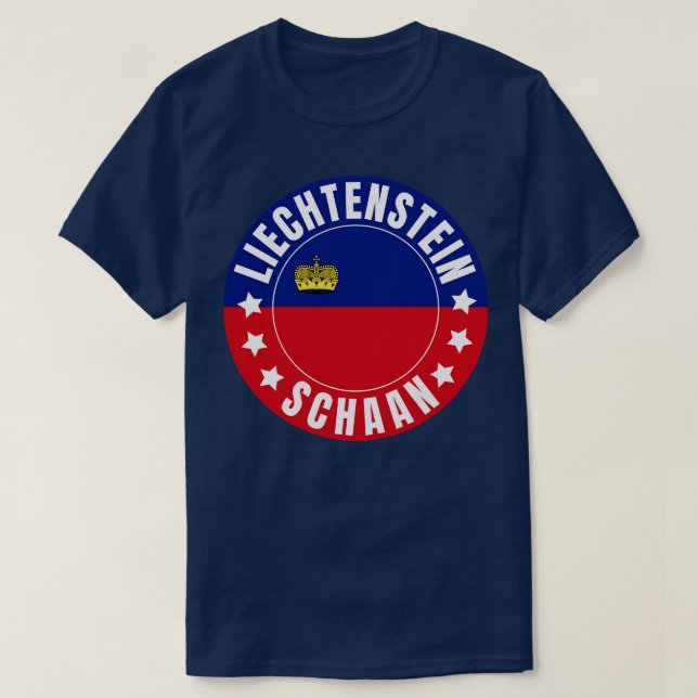 Schaan Liechtenstein T Shirt (Design framsida)