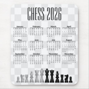 Schack 2026 Kalender Musmattor