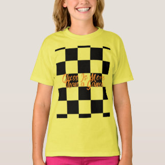 Schack är mer än ett spel" Rutig grafik T Shirt