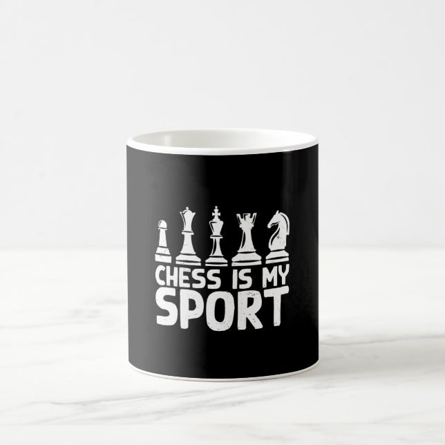 Schack är min sport kaffemugg (Center)