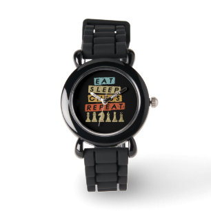 Schack - Ät Sova Schack Upprepa Armbandsur