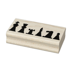 schack delar silhouette art frimärke stämpel