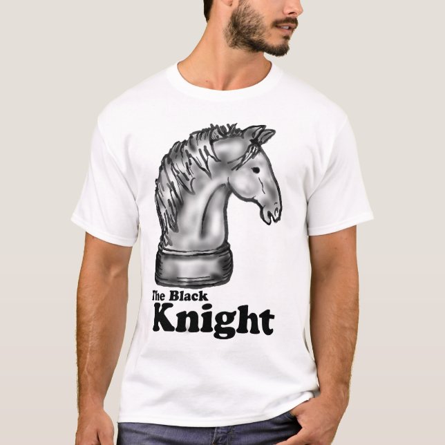 Schack den mörka riddaren, T-shirt vit (Framsida)