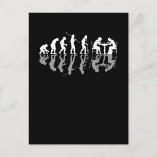 Schack Evolution Schackbräde Älskare Schackspelare Vykort
