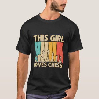 Schack för pjess schackspelare tränare schackklubb t shirt