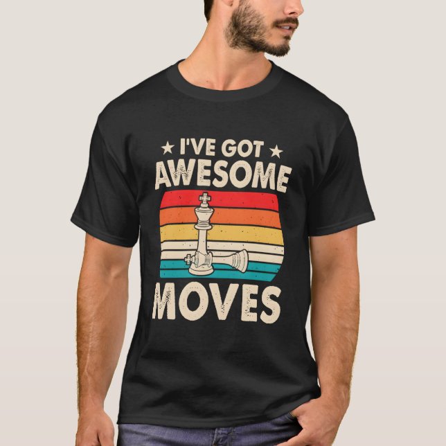 Schack för schackspelare t shirt (Framsida)