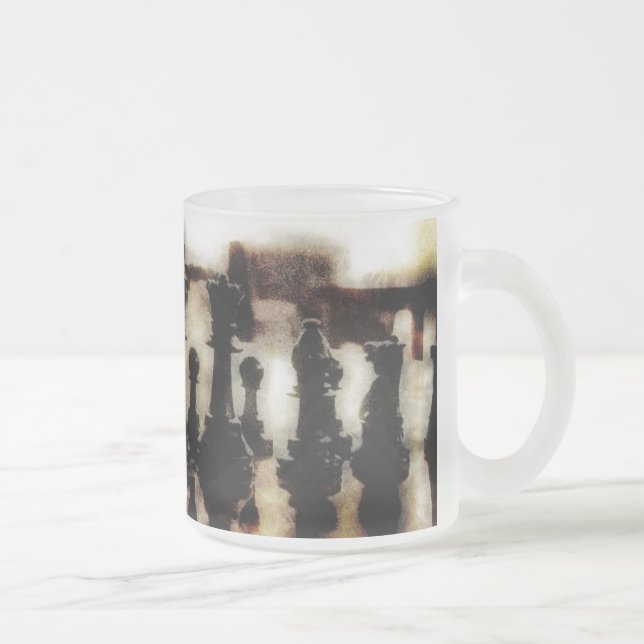 Schack Grunge Frostad Glas Mugg (Höger)